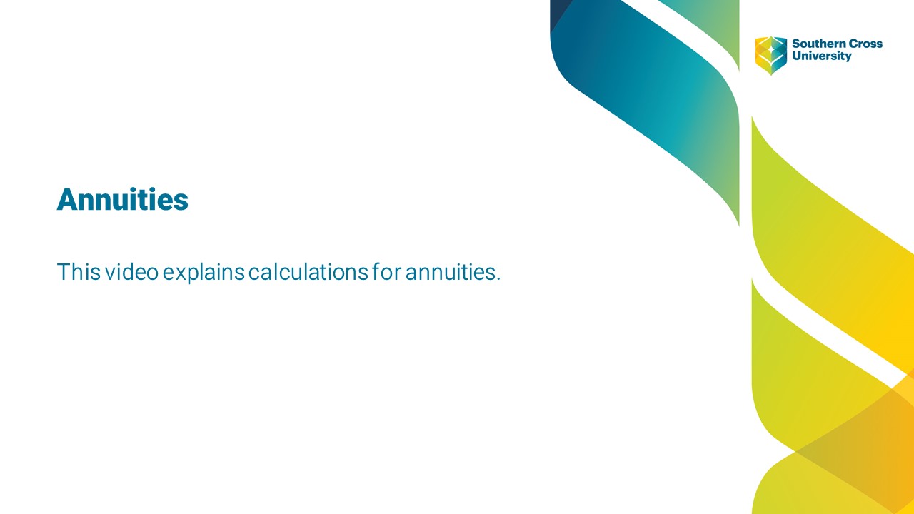 Annuities